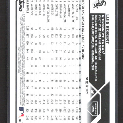 2023 Topps Series 1 Luis Robert #88 Independence Day /76