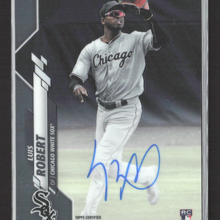 2020 Topps Chrome Luis Robert #RA-LR RC Auto