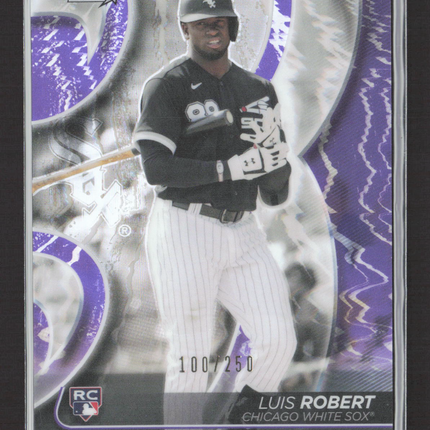 2020 Bowman's Best Luis Robert #10 Purple Refractor 100/250 RC
