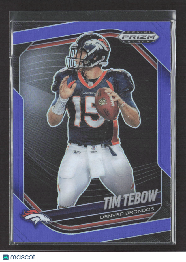 2026 Panini Prizm Black Tim Tebow #54 Blue 006/199