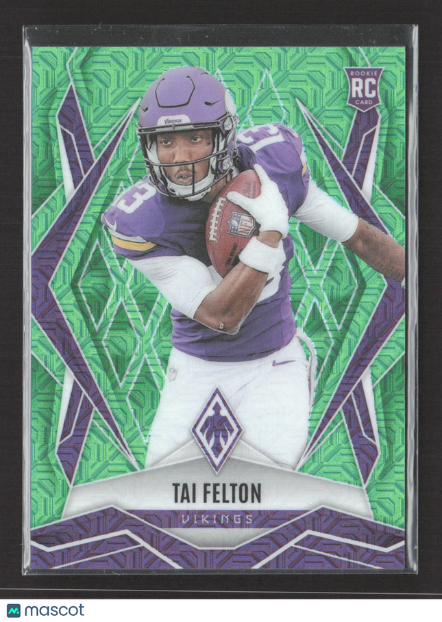2025 Panini Phoenix Tai Felton #171 Green RC 16/75