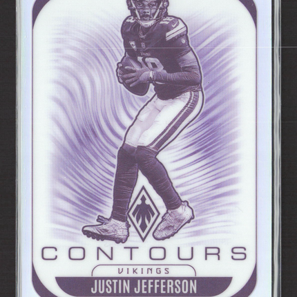2025 Panini Phoenix Contours Justin Jefferson #21