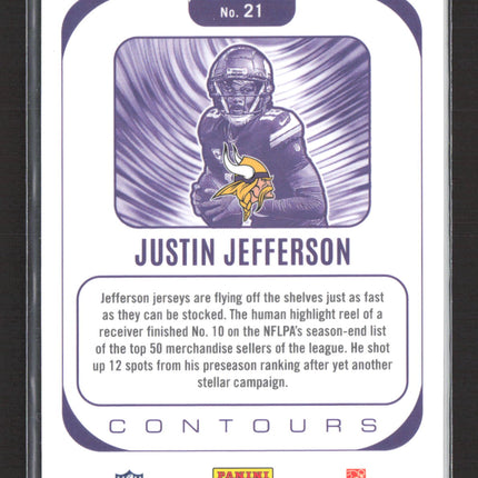 2025 Panini Phoenix Contours Justin Jefferson #21