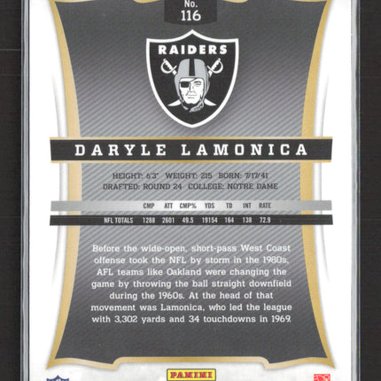 2013 Panini Select Prizm Daryle Lamonica #116 Silver