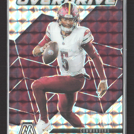 2025 Panini Mosaic Prizm Overdrive Jayden Daniels #7 Silver