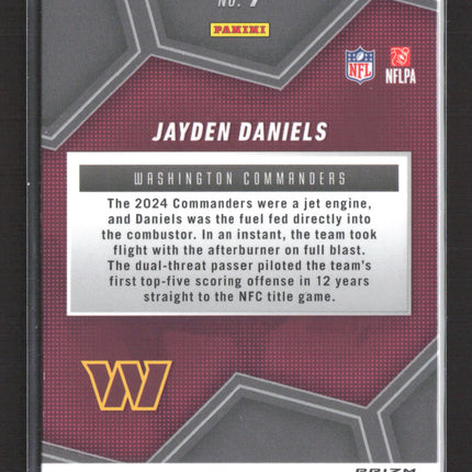 2025 Panini Mosaic Prizm Overdrive Jayden Daniels #7 Silver