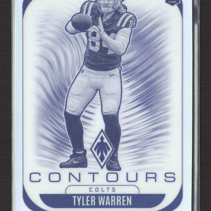 2025 Panini Phoenix Contours Tyler Warren #14 RC