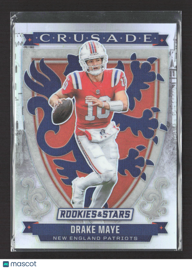 2025 Panini Rookies & Stars Prizm Crusade Drake Maye #29 Silver