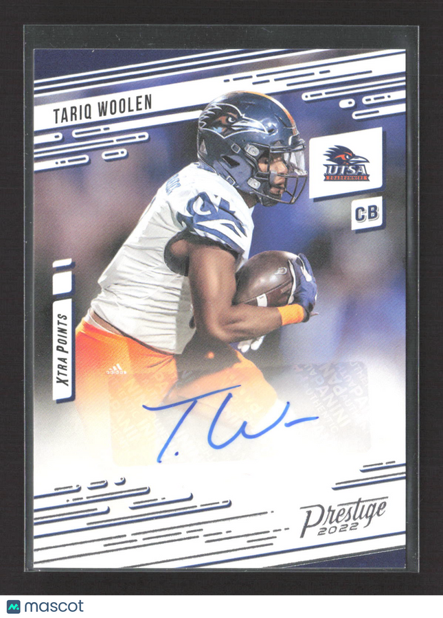 2022 Panini Chronicles Prestige Draft Xtra Points Tariq Woolen #PX-TWO Auto