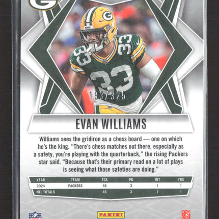 2025 Panini Phoenix Evan Williams #133 Blue 193/325