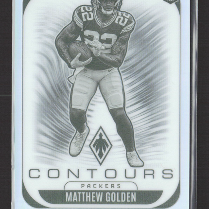 2025 Panini Phoenix Contours Matthew Golden #12 RC