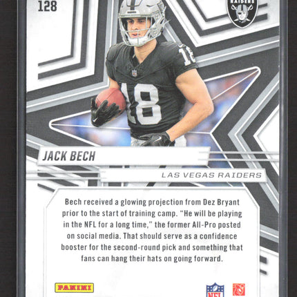 2025 Panini Rookies & Stars Jack Bech #128 True Blue RC /149