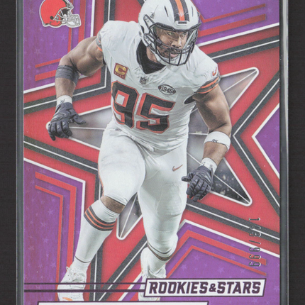2025 Panini Rookies & Stars Myles Garrett #58 Purple /999