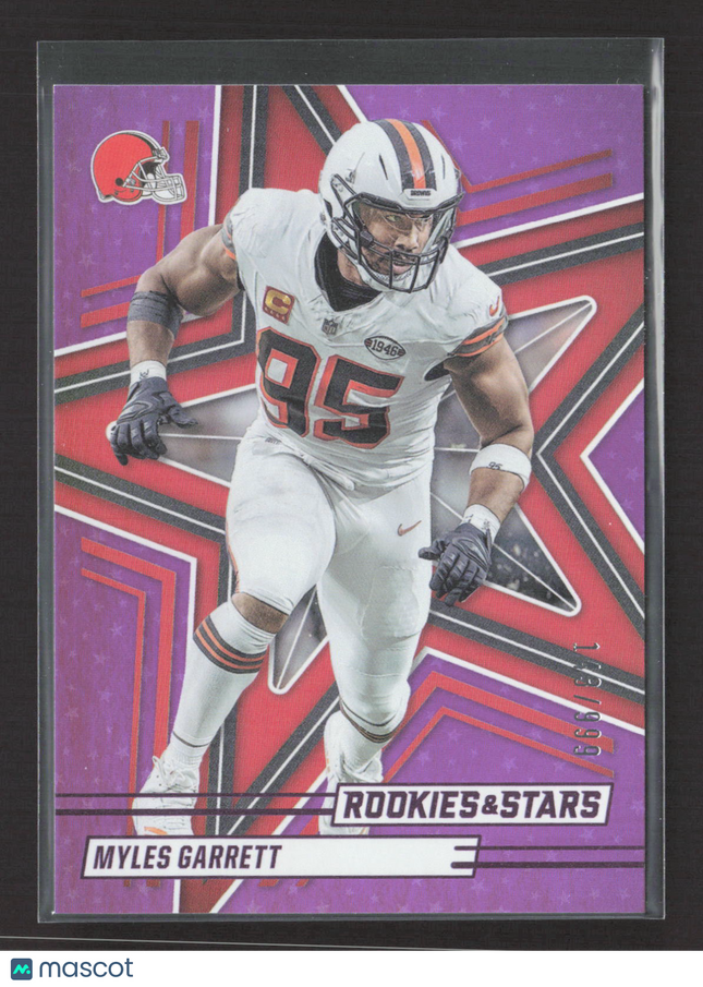 2025 Panini Rookies & Stars Myles Garrett #58 Purple /999