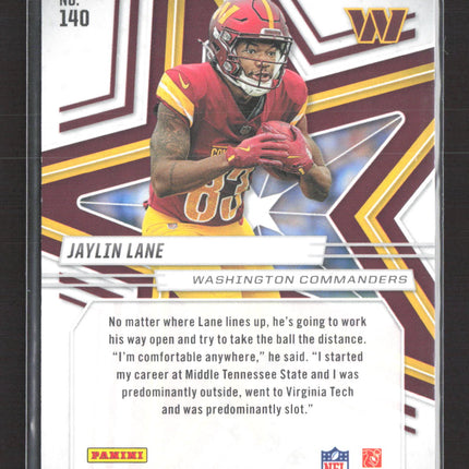 2025 Panini Rookies & Stars Jaylin Lane #140 Purple RC /999