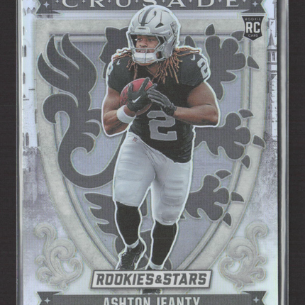 2025 Panini Rookies & Stars Prizm Crusade Ashton Jeanty #9 RC