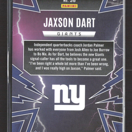 2025 Panini Phoenix Thunderbirds Jaxson Dart #38 RC