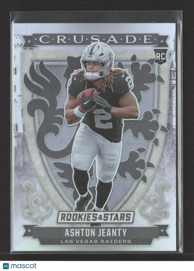 2025 Panini Rookies & Stars Prizm Crusade Ashton Jeanty #9 Silver RC