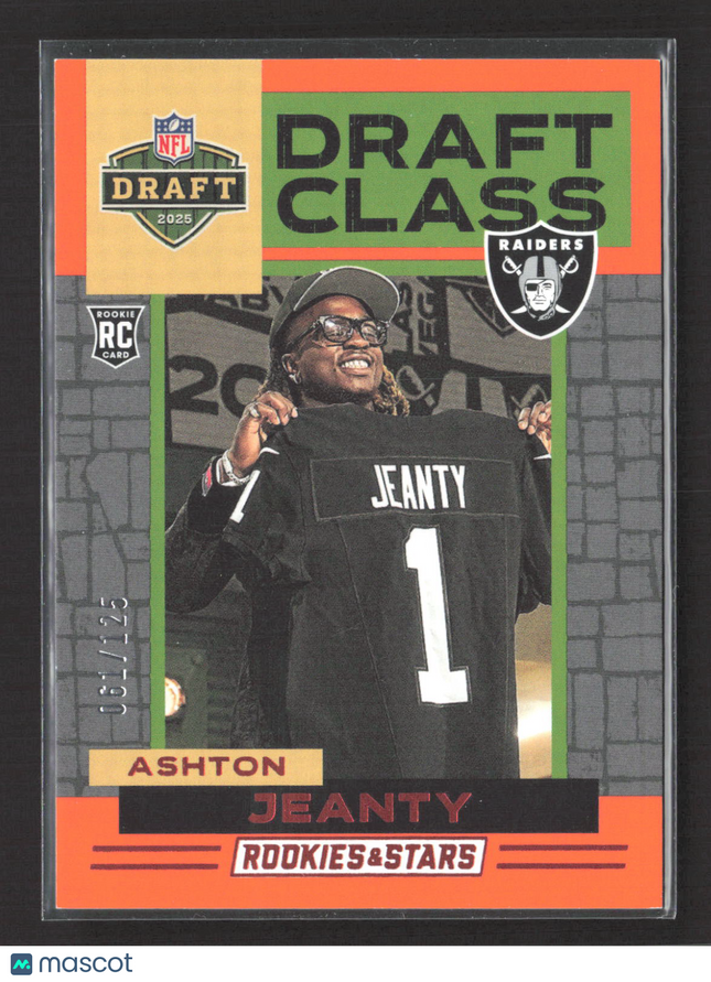 2025 Panini Rookies & Stars Draft Class Ashton Jeanty #8 061/125