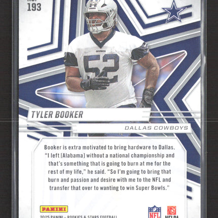 2025 Panini Rookies & Stars Tyler Booker #193 Purple RC /999
