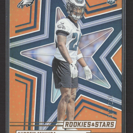 2025 Panini Rookies & Stars Andrew Mukuba #103 Orange RC 052/249