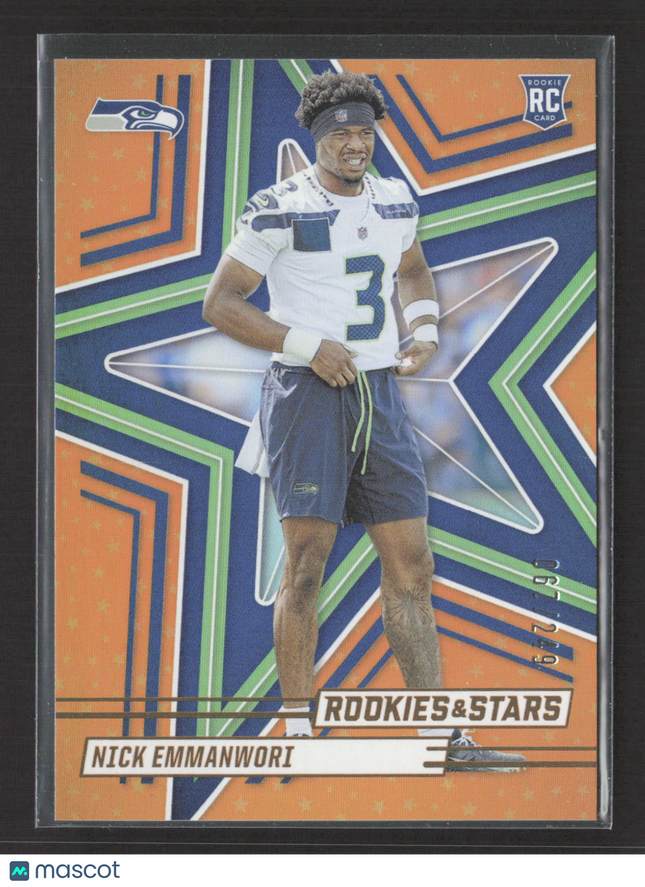 2025 Panini Rookies & Stars Nick Emmanwori #163 Orange RC /249