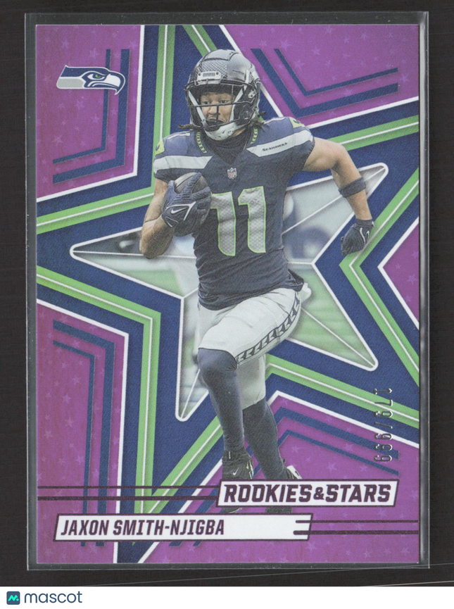 2025 Panini Rookies & Stars Jaxon Smith-Njigba #23 Purple 179/999