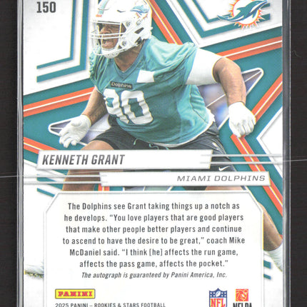 2025 Panini Rookies & Stars Kenneth Grant #150 RC Auto