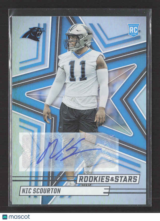 2025 Panini Rookies & Stars Nic Scourton #162 RC Auto