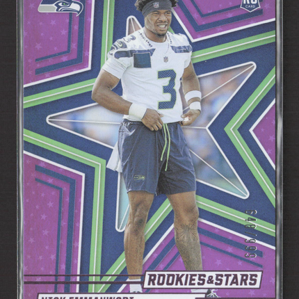 2025 Panini Rookies & Stars Nick Emmanwori #163 Purple RC 648/999