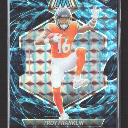 2024 Panini Mosaic Prizm Troy Franklin #378 RC Genesis