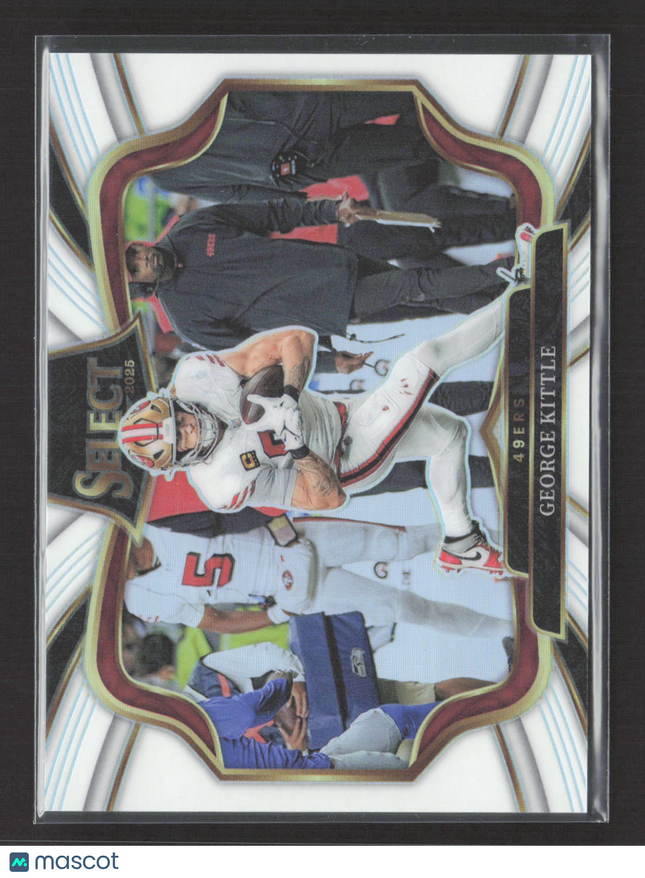 2026 Panini Select Prizm Field Level George Kittle #416 07/35 White