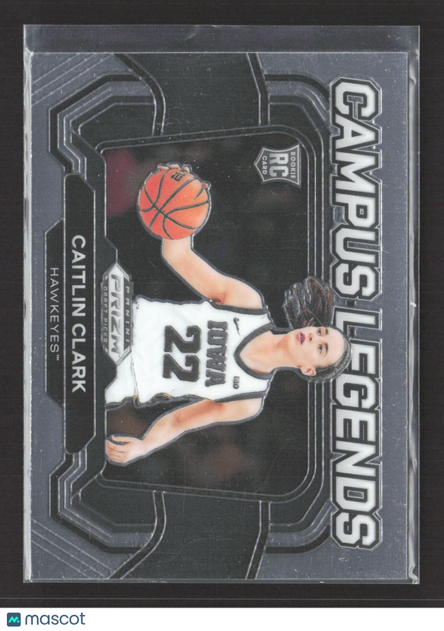 2024 Panini Prizm Draft Picks Campus Legends Caitlin Clark #5 RC