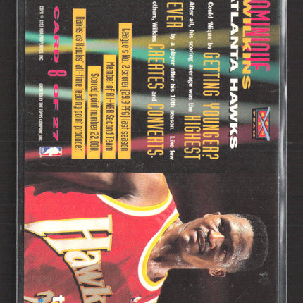 1993 Topps Stadium Club Beam Team Dominique Wilkins #8