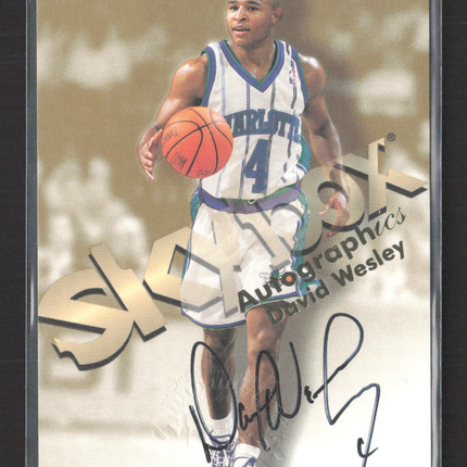 1998 SkyBox Autographics David Wesley Auto