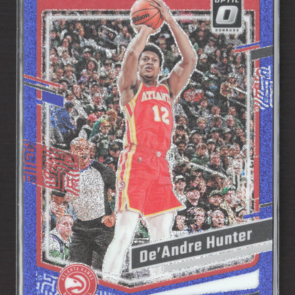 2024 Panini Donruss Optic De'Andre Hunter #194 Blue Glitter 13/15