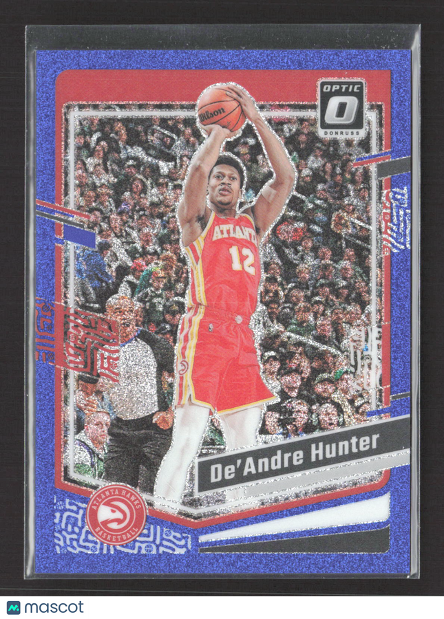 2024 Panini Donruss Optic De'Andre Hunter #194 Blue Glitter 13/15