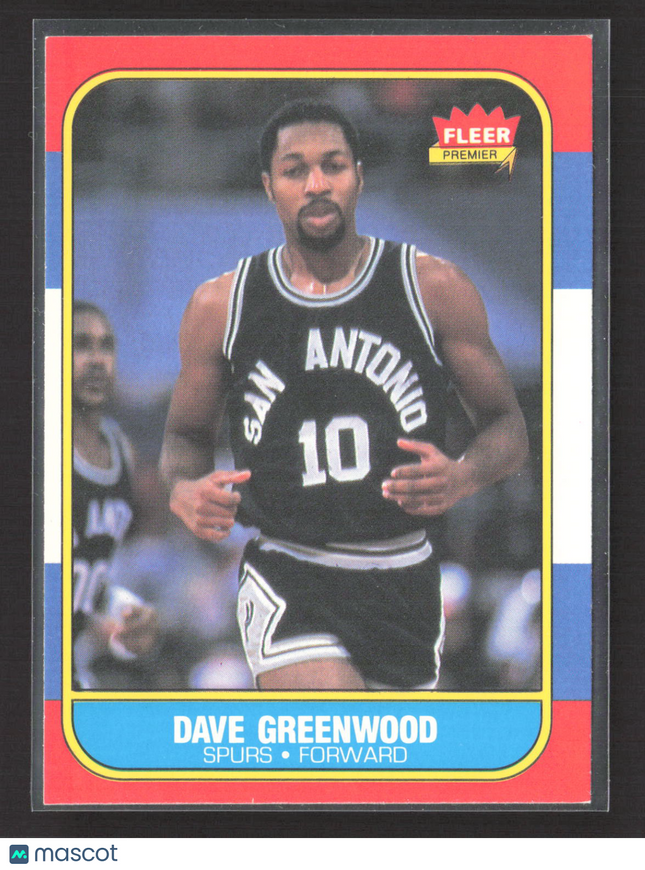 1986 Fleer Dave Greenwood #41