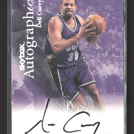 1999 SkyBox Autographics Dell Curry Auto