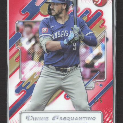 2025 Topps Pristine Vinnie Pasquantino #166 Red /5