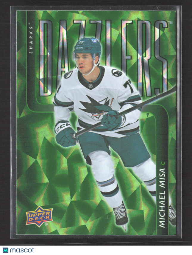 2026 Upper Deck Extended Series Dazzlers Michael Misa #DZ-140 Green
