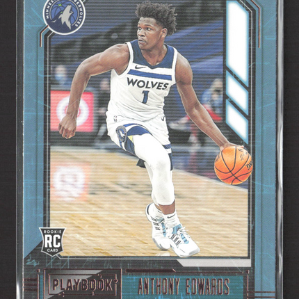 2020 Panini Chronicles Playbook Anthony Edwards #167 RC
