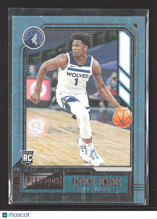 2020 Panini Chronicles Playbook Anthony Edwards #167 RC