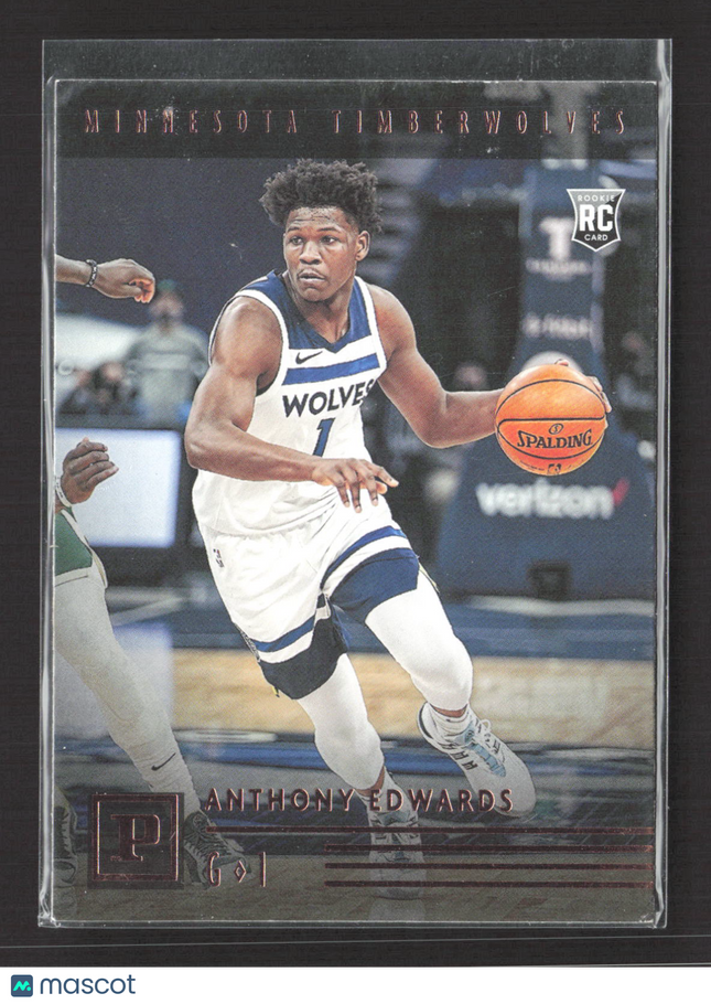2020 Panini Chronicles Panini Anthony Edwards #101 RC