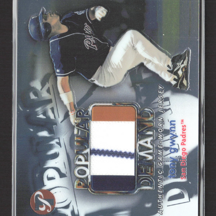 2002 Topps Pristine Popular Demand Tony Gwynn #PD-TG Game-Worn Jersey 0049/1000