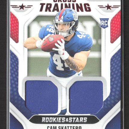 2025 Panini Rookies & Stars Cross Training Cam Skattebo #CT-CSO RC Jersey