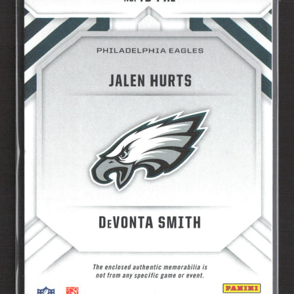 2025 Panini Rookies & Stars Team Duals DeVonta Smith Jalen Hurts #TD-PHL Jersey