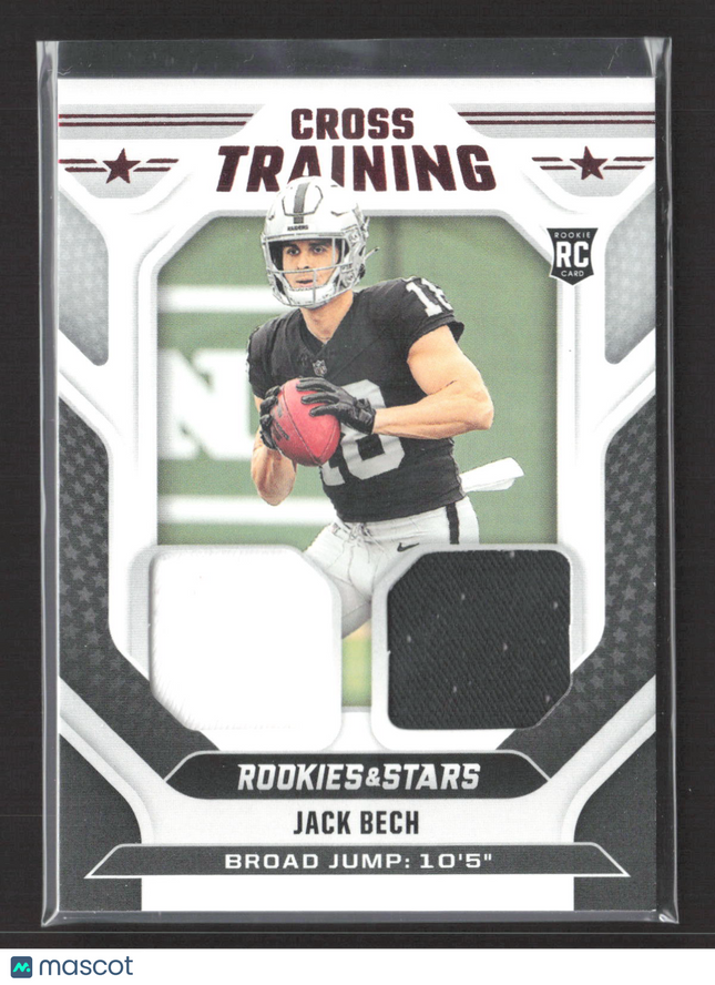 2025 Panini Rookies & Stars Cross Training Jack Bech #CT-JBH Dual Jersey RC