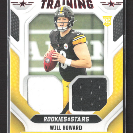 2025 Panini Rookies & Stars Cross Training Will Howard #CT-WHD RC Jersey