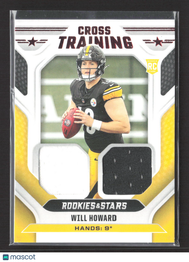 2025 Panini Rookies & Stars Cross Training Will Howard #CT-WHD RC Jersey